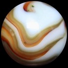 JABO Kokomo Glass Marble Collector Series: Rare KOG Red Flames