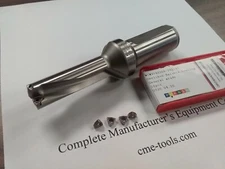 U drill 3/4"x2-1/2"x5-1/4", 1" shank, index, w. Extra 4 WCMX03 inserts #UD-34