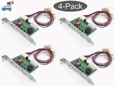 4-Pack: HP 4Port 3/4pin Fan Power Supply w/ Fan Failure Monitor LED/Alarm Buzzer