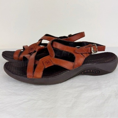 Merrell Agave Leather Sport Sandals - Picture 3 of 8