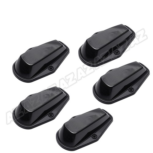 5PC LED Cab Roof Running Marker Light Smoke Lens For 1984-1997 F-150 F-250 F-350 - Picture 10 of 10