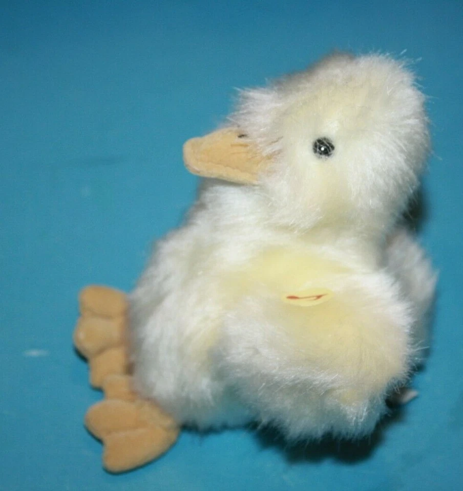 The Bearington Collection Easter Duck Realistic 6" Plush Mini Quacks Sound Soft - Image 3 of 4