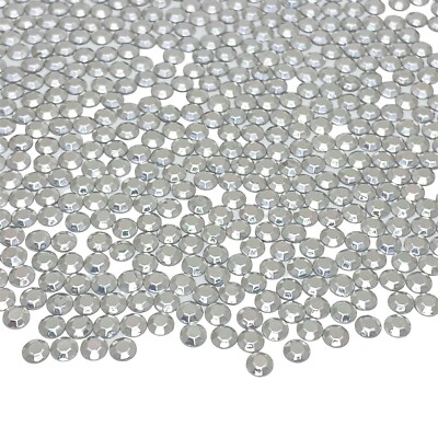 Silver Hotfix Rhinestuds / Available Sizes 2mm, 3mm, 4mm, 5mm, 6mm