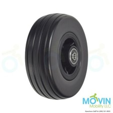 Black Caster Wheel Tire for Pride Quantum Q6 Wheelchair Edge 2.0, Edge 3 