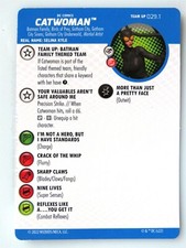 Batman Team-Up Card  CATWOMAN 029.1 HeroClix stat