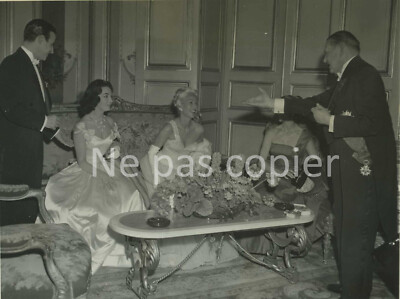 RENE COTY Präsident der Republik um 1955 Foto 16 x 22 cm