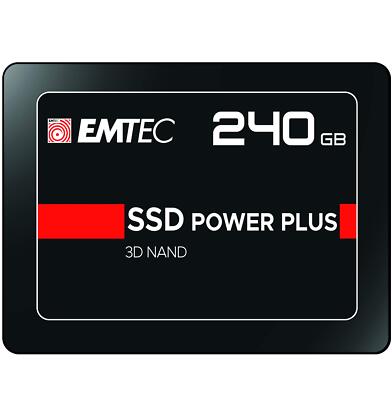 Emtec 240GB Internal SSD Power Plus 3D NAND 2.5  SATA III  ECSSD240GX150