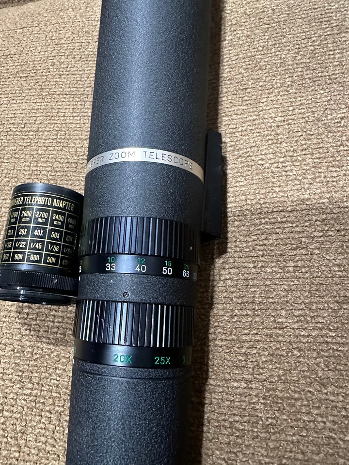 Bausch & Lomb The Discoverer Black 200M 60mm Aperture Telescope Great condition - Image 4 of 4