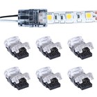 5x rgb RGB+CCT rgbw LED Strip Connector Quick Connection Adapter Hippo Buckle
