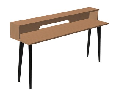 Gator Frameworks GFW-ELITEKEYTBL88-MPL Elite 88-Key Keyboard Desk Maple Open Box