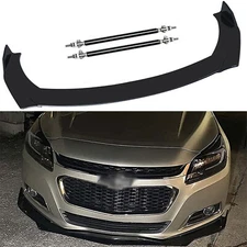 For Chevrolet/ Car Front Bumper Lip Spoiler Splitter Body Kit Glossy Black