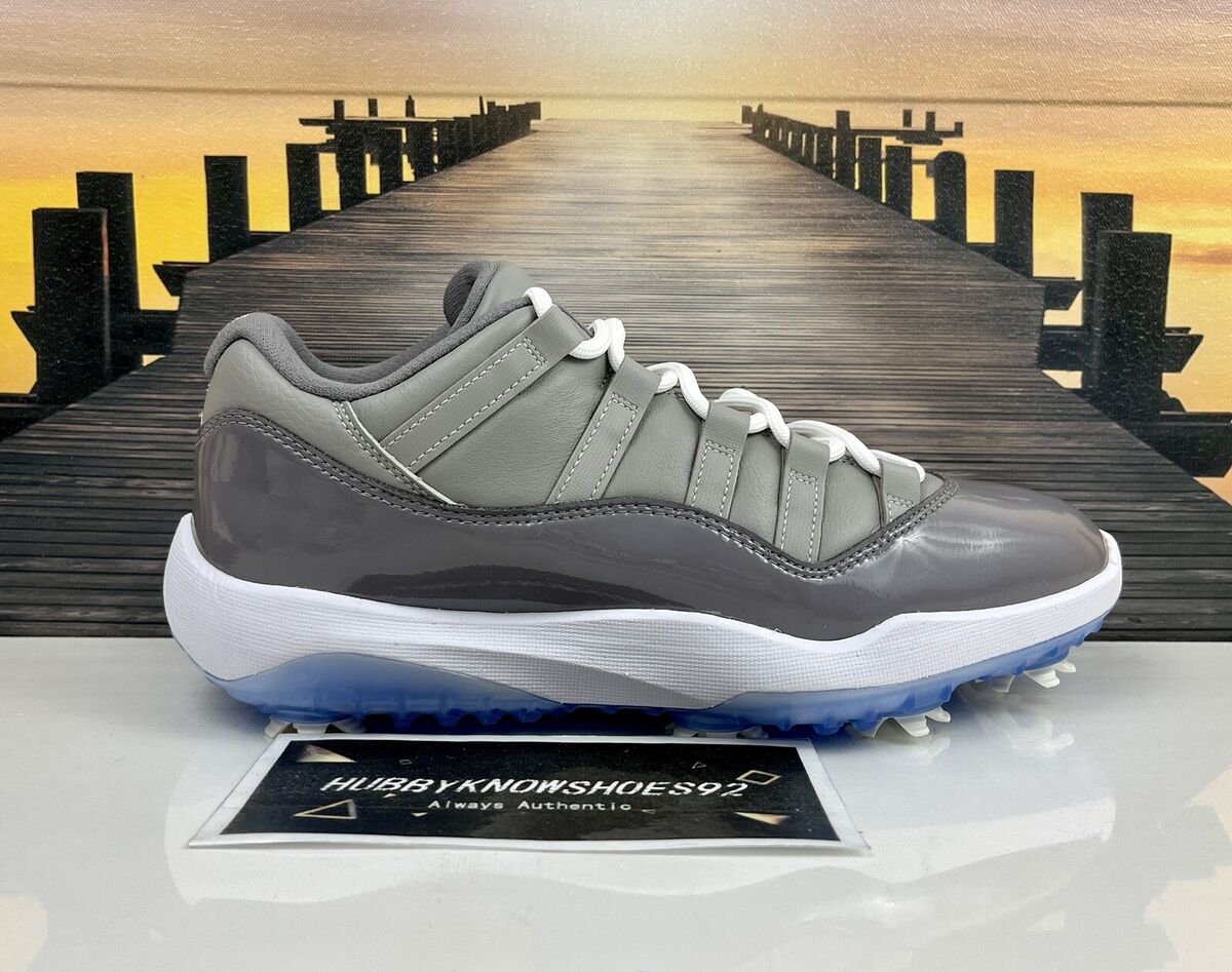 Nike Air Jordan 11 XI Cool Grey Golf Shoes AQ0963-002 Men's Nike Air Jordan 11 XI Cool Grey Golf Shoes AQ0963-002 Men's