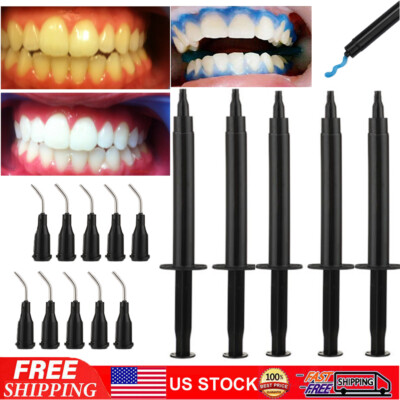 20-1Pc Dental Gingival Gel Dam Barrier Gum Protector Syringe Teeth Whitening 3ml