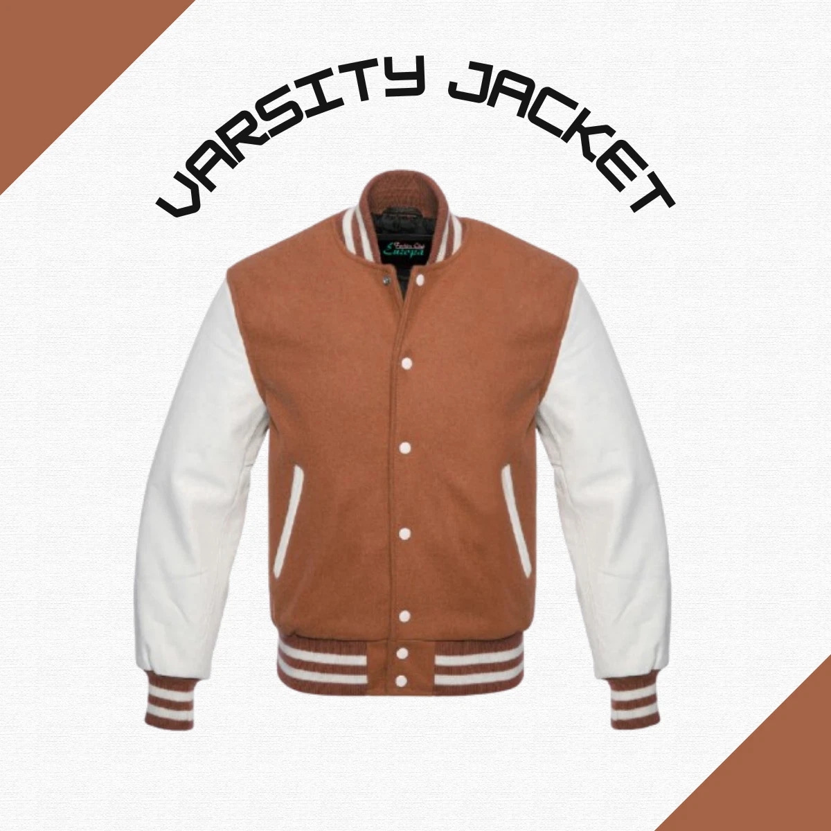 Men's Cowhide Baseball Letterman Bomber Jacket Wool Body Leather Sleeves