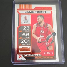 Panini 2023-24 Donruss EuroLeague Marko Guduric #78 Fenerbahce Serial Numbered