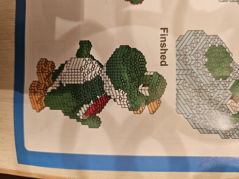 Tyrannosaurus Rex Velociraptor Cartoon Dragon Building Block Model, Three-dimens - Image 4 of 4