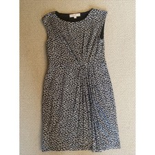 Loft Pattern Sleeveless Dress - Size SP Petite