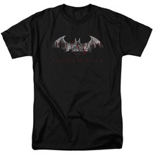 Image of Batman Arkham City Bat Fill DC Comics Licensed Adult T-Shirt