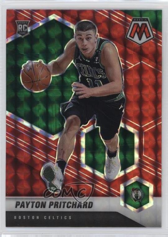 2020-21 Panini Mosaic Red Prizm Payton Pritchard #210 Rookie RC 4g0