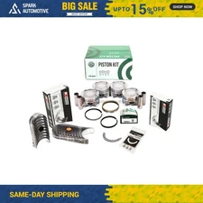 Pistons Main Rod Bearings Fit 96-00 Honda Del Sol Civic