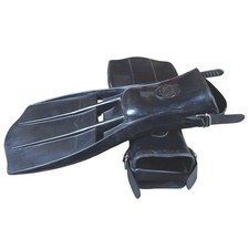 Ist Deep Sea Scuba Diving Military Fins Black Rubber Rocket Mens Size Xxl