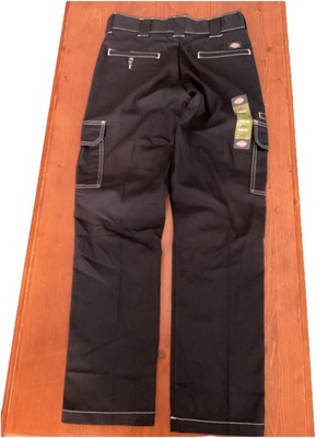 Dickies Men's Slim Fit Black Flex Cargo Skateboarding Pants Size
