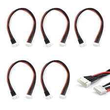 JST-XH 4S Balance Plug Extension Lead Wire 200Mm 5 PCS for Lipo Battery Balance