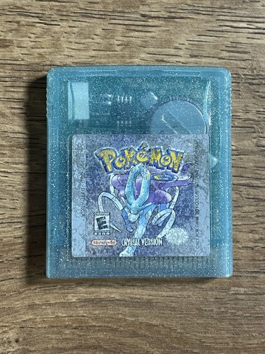 Pokemon: Crystal GBC (Game Boy Color, 2001) *New Battery* Installed Authentic