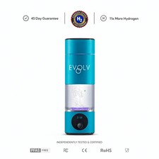 EVOLV Hydrogen Water Bottle Restocked turquoise 