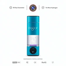 EVOLV Hydrogen Water Bottle Restocked (turquoise)
