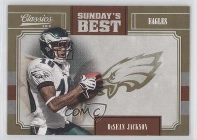2010 Panini Classics Sunday's Best Gold 53/100 DeSean Jackson #5 0q3