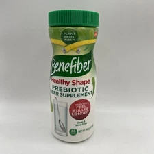 Benefiber Healthy Shape Prebiotic Fiber Supplement Powder Digestive Healt 1 Pack