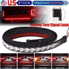 LED Tailgate Light Bar 60" Triple Row 5-Function Strip for Pickup Trailer SUV