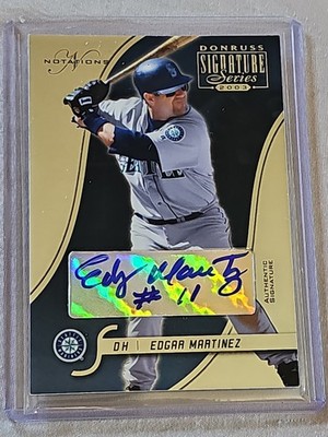 2003 Donruss Signature Series - Edgar Martinez #84 Notations Authentic # /250