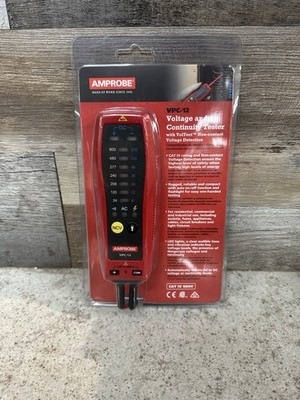Amprobe VPC-12 Voltage and Continuity Tester with VolTect Non-Contact Red 