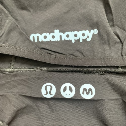MADHAPPY x LULULEMON PACKABLE RUNNING JACKET BLACK SIZE 2 NWT - Picture 5 of 10