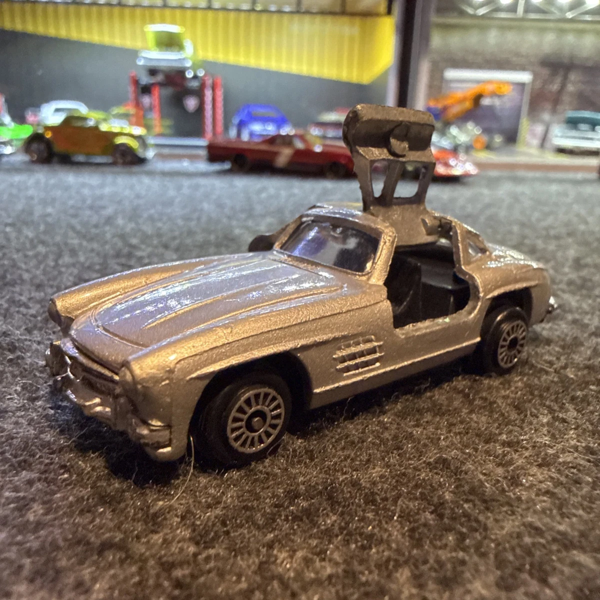 zylmex ベンツ300 タクシー　希少美品 1980s Zylmex / Zee Toys Windracers P354 Mercedes Benz Black w Red
