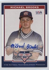 2017 Panini USA Baseball Stars & Stripes /399 Michael Brooks #30 Auto 0i76
