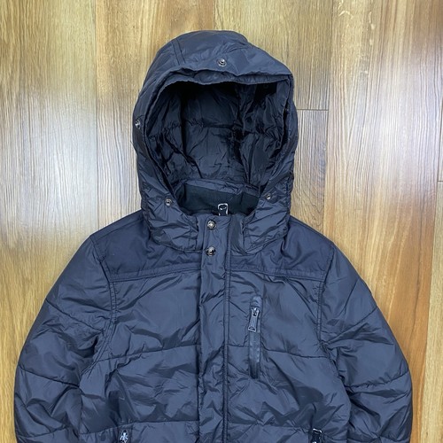 Chaqueta acolchada Schott NYC negra cremallera completa abrigo brazo logotipo mujer talla 12/mediana - Imagen 2 de 14