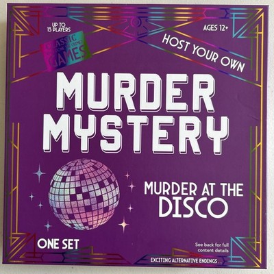 Murder Mystery, Host Your Own Murder At The Disco, Throw A Party & Set The Scene