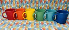 NEW FIESTAWARE 12 oz JAVA Mug set of 6 Mixed Colors Fiesta FREE SHIPPING 