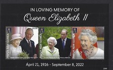 Papua New Guinea 2022 - In Memoriam, Her Majesty Queen Elizabeth II MSheet - MNH