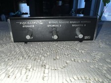 Realistic 40-125A Vintage Stereo Remote Speaker Switch Untested 0100