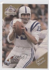 1994 Roger Staubach's NFL Football Etched in Stone Johnny Unitas #ES8 HOF 0a1