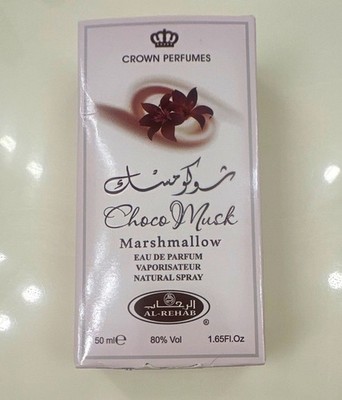 Al-Rehab Choco Musk Marshmallow Eau de Parfum Natural Spray 1.65 fl oz