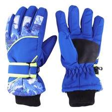 Kids-Waterproof-Ski-Gloves - Boys-Girls Winter-Snow-Glove Thickening Warm Win...