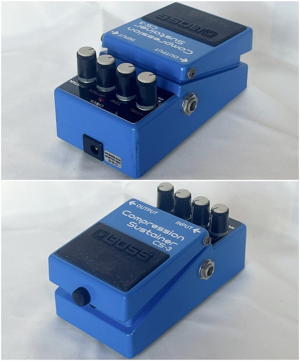 ギター BOSS Compression Sustainer CS-3 1987 BOSS CS-3 Compression Sustainer 1987 Vintage Guitar Pedal Made in