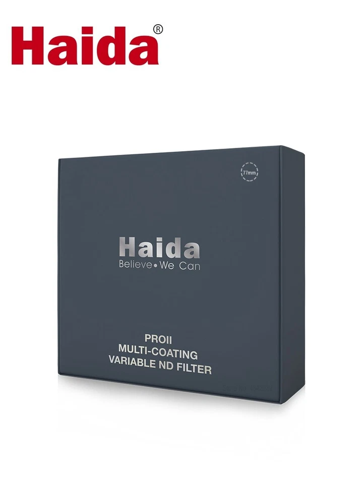 Haida PRO II MC Variable ND 1.5-5 Stops Filter 49 52 55 58 62 67 72 77 82 mm - Image 2 of 4