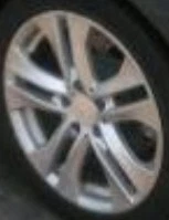 2013 C-Class OE Wheel 204 Type C250 17x7-1/2 10 Spoke 5 Pairs Fluted Spokes