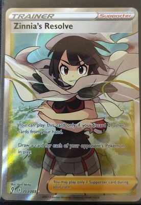 Pokémon TCG - Zinnia's Resolve - 203/203 - Full Art - Evolving Skies